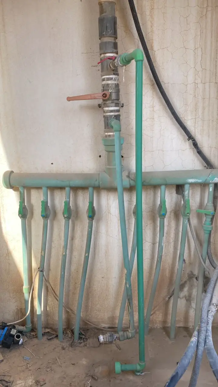 تمديد مواسير الماء الحار والبارد للسخان في الرياض